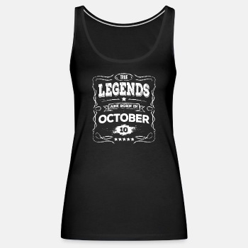 True legends are born in October - Tank Top for women