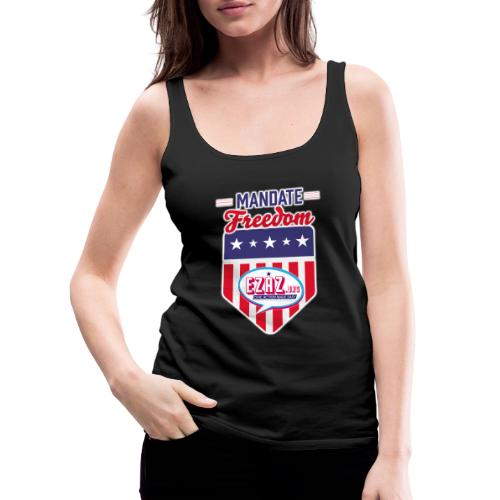 Mandate Freedom (Dark) - Women's Premium Tank Top
