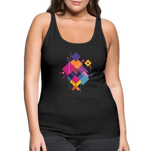 Vibrant Geometry - Women's Premium Tank Top
