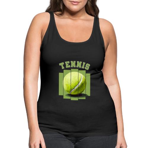 Tennis Minimal - Women's Premium Tank Top