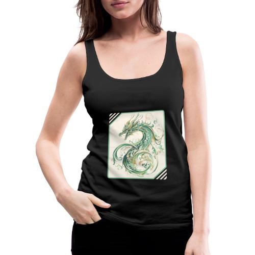 Brush of the Dragon - Women's Premium Tank Top