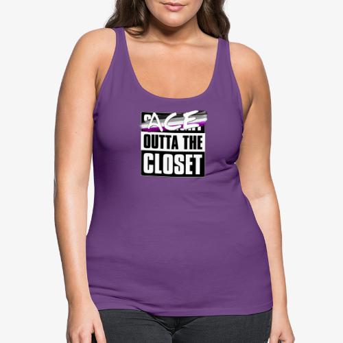 Ace Outta the Closet - Asexual Pride - Women's Premium Tank Top