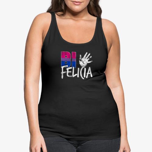 Bi Felicia Funny Bisexual Pride Flag - Women's Premium Tank Top