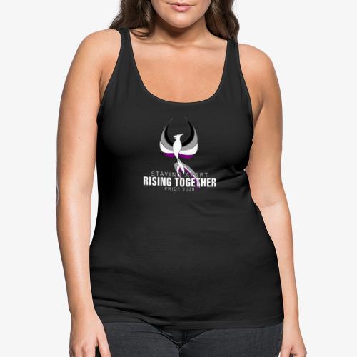 Asexual Staying Apart Rising Together Pride 2020 - Women's Premium Tank Top