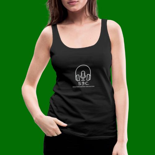 SPC Logo White - Women's Premium Tank Top
