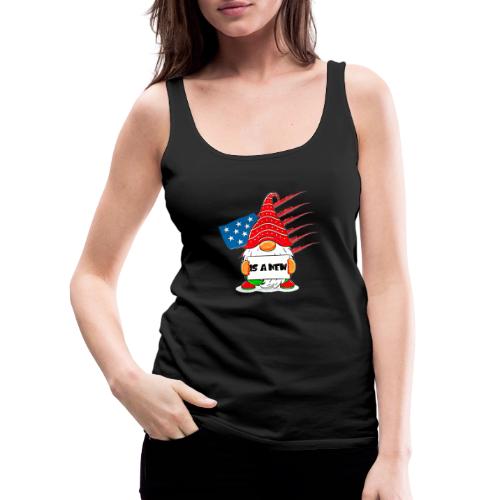 Christmas funny gnomes - Women's Premium Tank Top