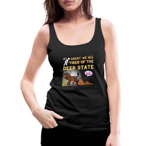 Tired Design for Dark Background - Women's Premium Tank Top