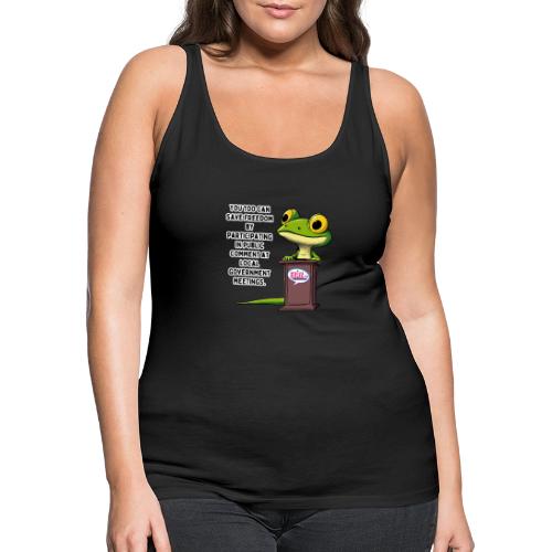 Public Comment Lizard Design - Women's Premium Tank Top