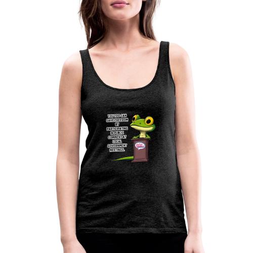 Public Comment Lizard Design - Women's Premium Tank Top
