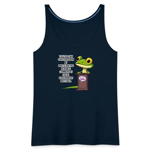 Public Comment Lizard Design - Women's Premium Tank Top