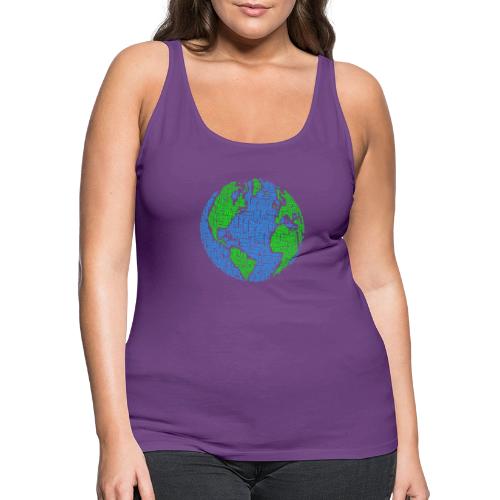 Global PEACE Sphere - Women's Premium Tank Top