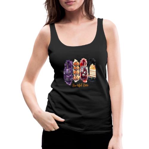 Spooky Cute Halloween Treats Art - Women's Premium Tank Top