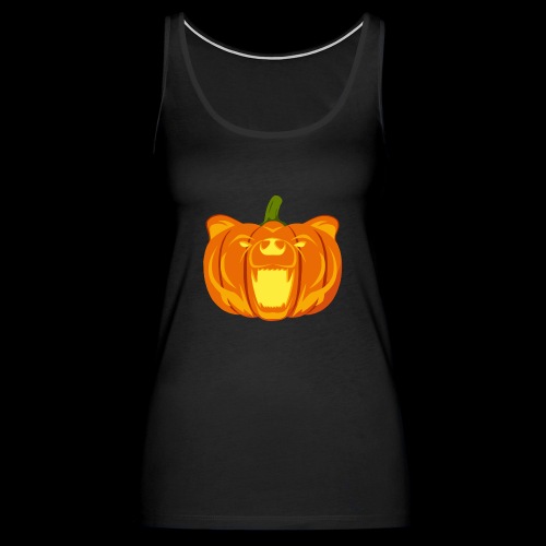 Pumpkin Bear - Women's Premium Tank Top