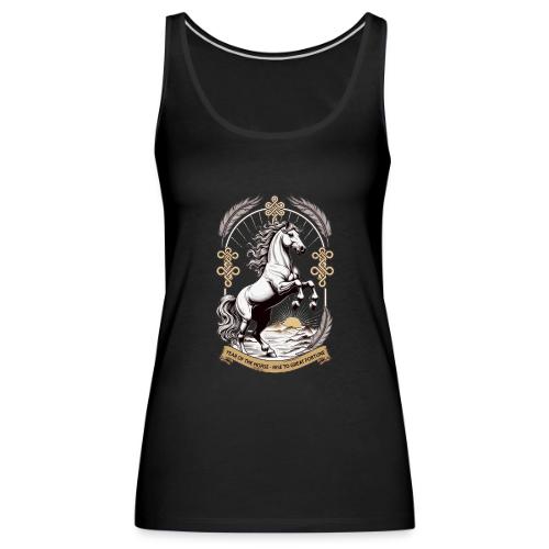 Year of the Horse Rearing T Shirt, Lunar New Year - Women's Premium Tank Top