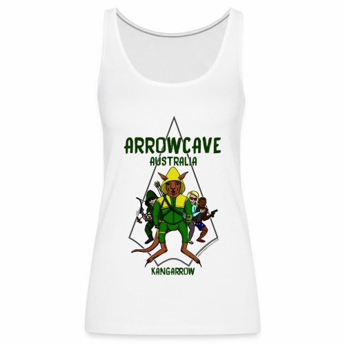 Arrow Cave Logo - Dark - Women's Premium Tank Top
