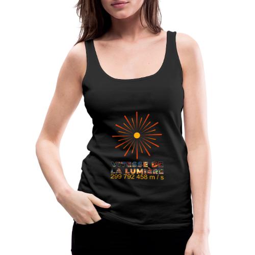 Speed of light - Women's Premium Tank Top
