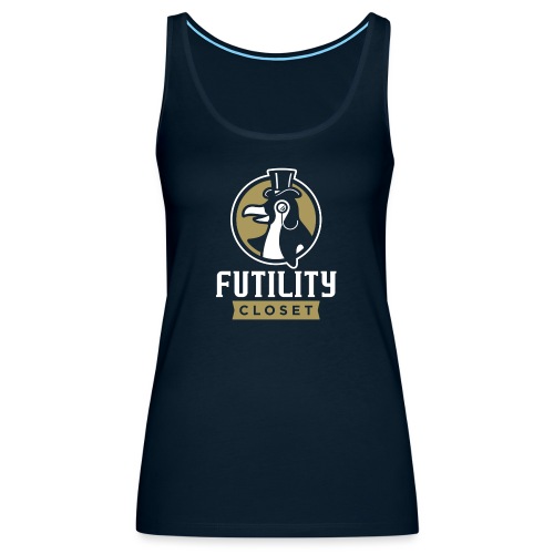 Futility Closet Logo - Reversed - Women's Premium Tank Top