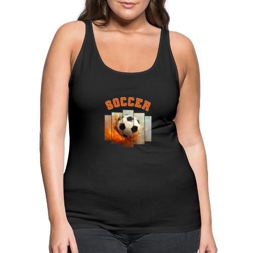 Soccer Iconic Touch - Women's Premium Tank Top