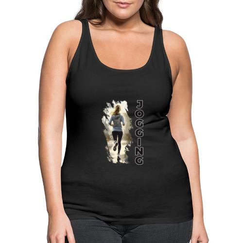 Jogging: Run into Motion - Women's Premium Tank Top