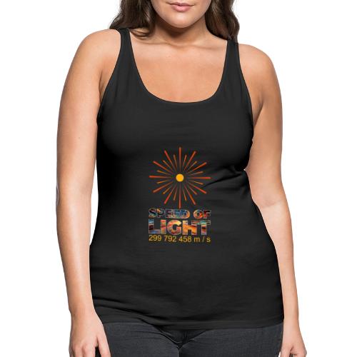 Speed of light - Women's Premium Tank Top