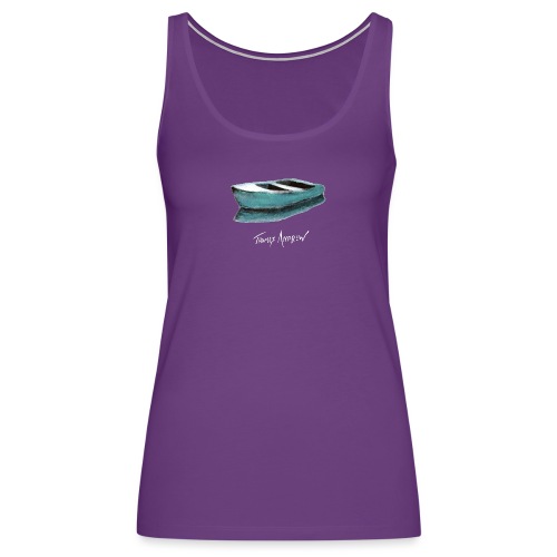 Blue Boat Tshirt design7P - Women's Premium Tank Top
