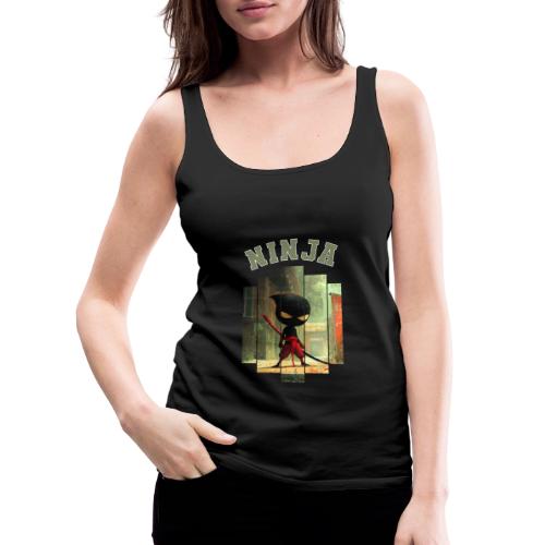 Cute Ninja Attack - Women's Premium Tank Top