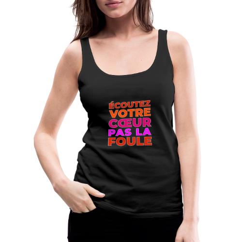 Heart first - Women's Premium Tank Top