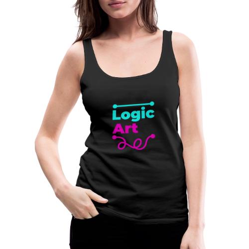 Art vs Logic - Women's Premium Tank Top