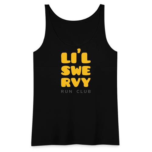 lil swervy run club stacked - Women's Premium Tank Top