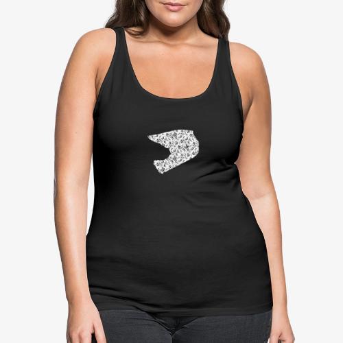 Floral Helmet - Women's Premium Tank Top