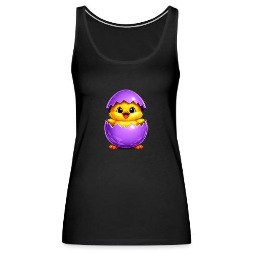 Easter Chick Purple - Women's Premium Tank Top