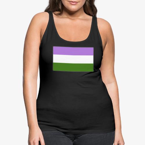 Genderqueer Pride Flag - Women's Premium Tank Top