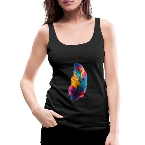 Spectrum Feather Flow - Women's Premium Tank Top