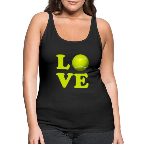I Love Tennis - Women's Premium Tank Top