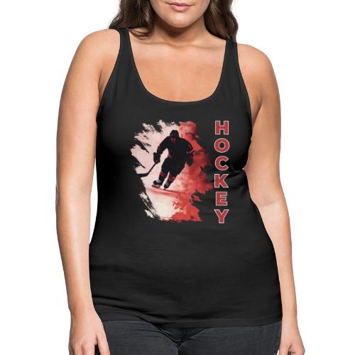 Hockey Fire - Women's Premium Tank Top