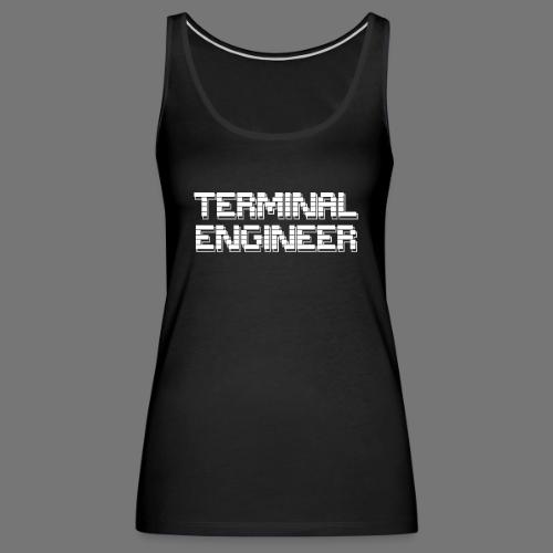 Terminal Engineer ASCII Double Print - Women's Premium Tank Top