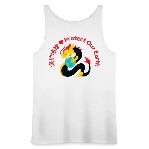 Kindness Dragon with Earth Red - Women's Premium Tank Top