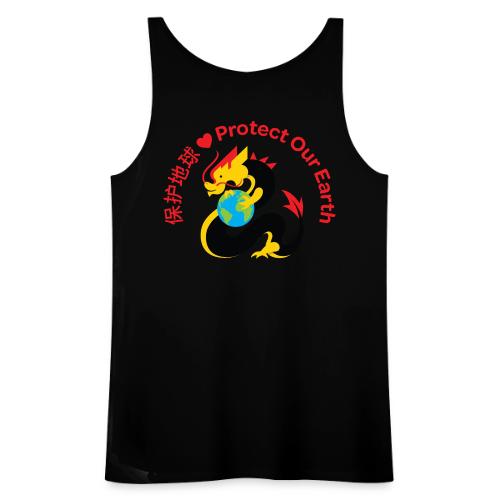 Kindness Dragon with Earth Red - Women's Premium Tank Top