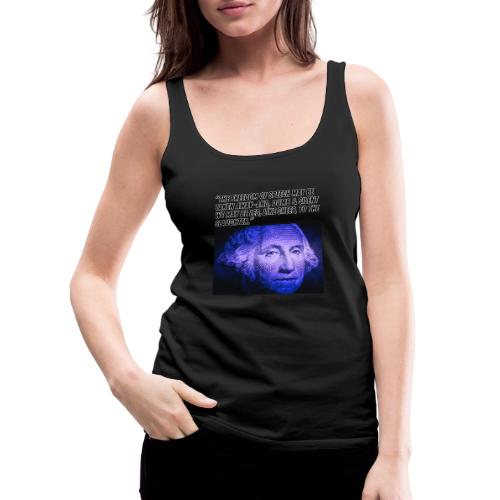 George Washington Freedom of Speech - Women's Premium Tank Top