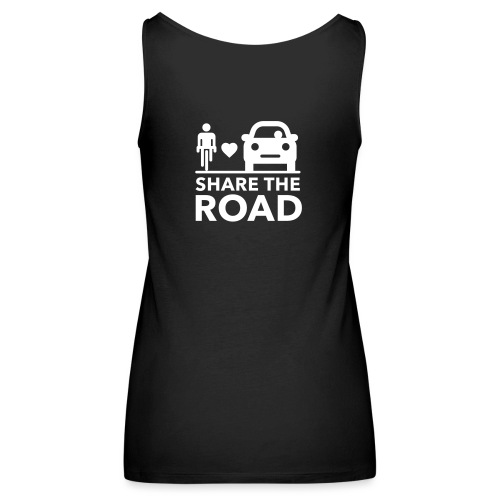 Share the road - Women's Premium Tank Top