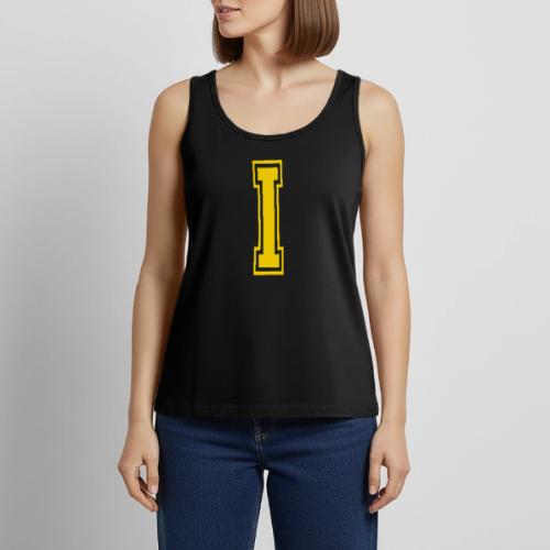 Letter I – Capital Athletic Alphabet Monogram - Women's Premium Tank Top
