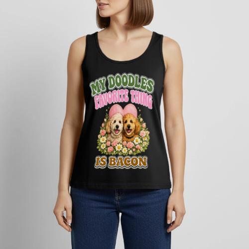 My Doodles Favorite Thing Is Bacon - Women's Premium Tank Top