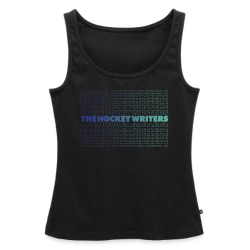The Hockey Writers Blue Fade - Women's Premium Tank Top