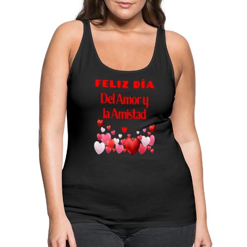 Design Happy Day of Love and Friendship, February. - Women's Premium Tank Top