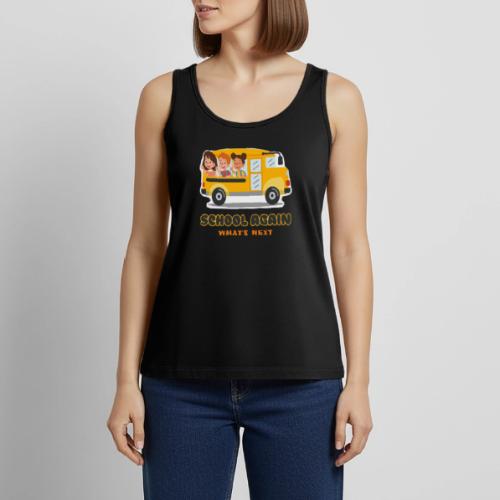 first day of school outfit- school again - Women's Premium Tank Top