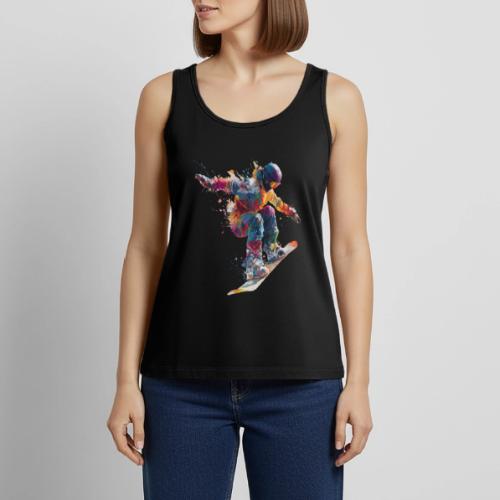 Snowboarding: Frozen Flight - Women's Premium Tank Top