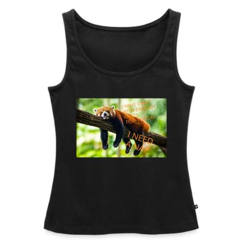 Fox napping meme - Women's Premium Tank Top
