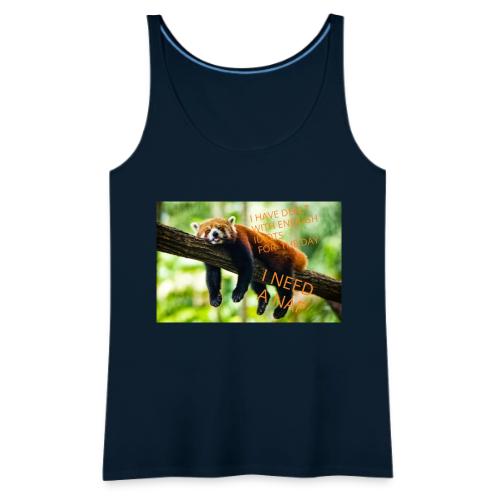 Fox napping meme - Women's Premium Tank Top