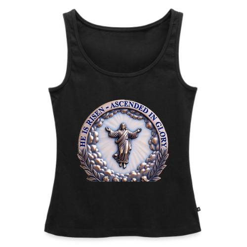 He Is Risen Ascended In Glory T Shirt, Gift - Women's Premium Tank Top