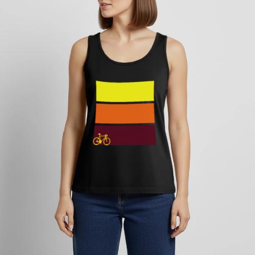 tricolor with bicycle - Women's Premium Tank Top
